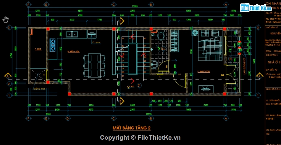 nhà 4 tầng 4.53x13.2m,nhà phố 4 tầng 4.53x13.2m,File cad nhà phố 4 tầng,kiến trúc nhà phố 4 tầng,Bản vẽ nhà phố 4 tầng